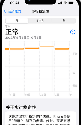 利川iPhone手机维修如何在iPhone开启'步行稳定性通知'