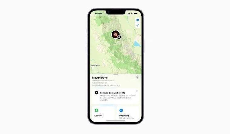 利川苹果14维修分享iPhone14系列中 FindMy功能通过卫星分享位置方法教程 