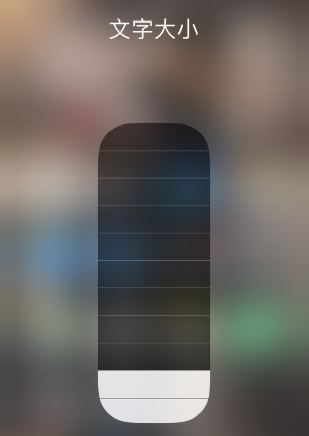利川苹果手机维修分享小技巧：在 iPhone 控制中心快速调节字体大小 